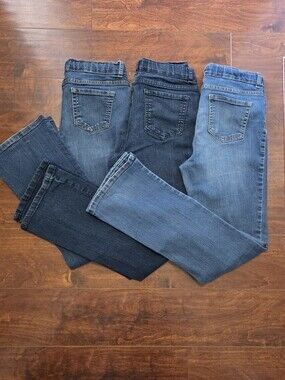 The Children's Place Girls Bootcut MidRise Classic Fit Jeans Bundle Size 16